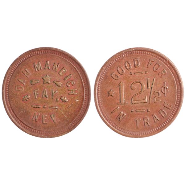 Dan Mandich, Fay, Nevada Trade Token