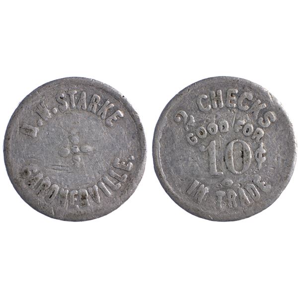 H.W. Starke, Gardnerville, Nevada Trade Token