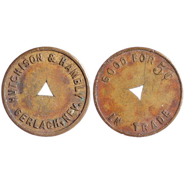 Hutcheson & Hambly, Gerlach, Nevada Trade Token