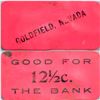 Image 1 : The Bank, Goldfield, Nevada Trade Token