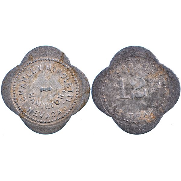 Charley Minoletti, Hamilton, Nevada Trade Token