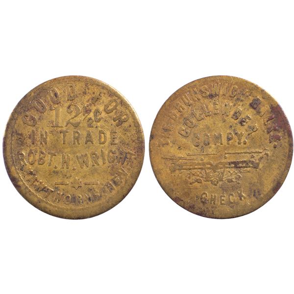 Robt. H. Wright, Hawthorne, Nevada Trade Token