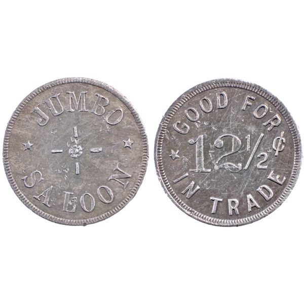 Jumbo Saloon, Jumbo (Comstock), Nevada Trade Token
