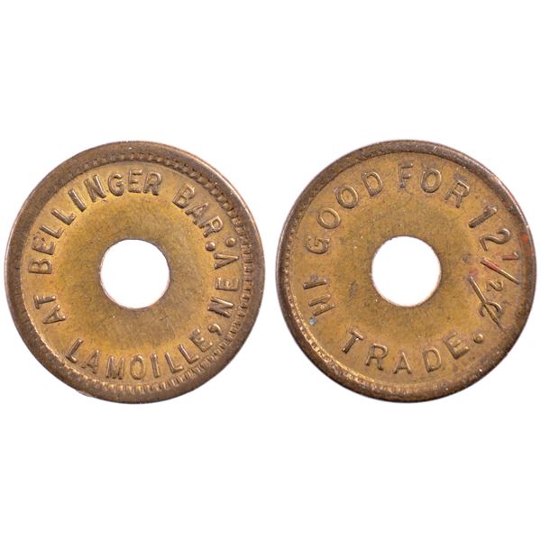 Bellinger Bar, Lamoille, Nevada Trade Token
