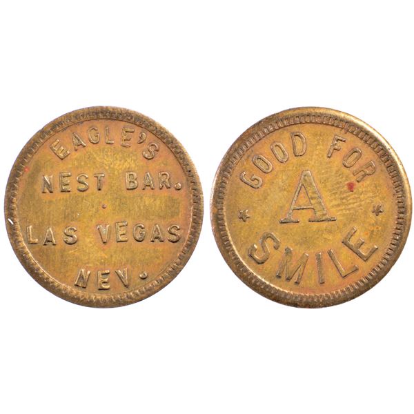 Eagle's Nest Bar, Las Vegas, Nevada Trade Token
