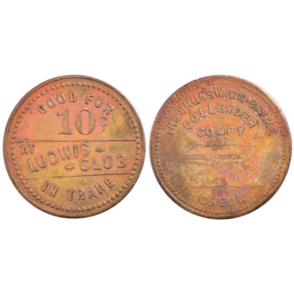 Ludwig Club, Ludwig, Nevada Trade Token