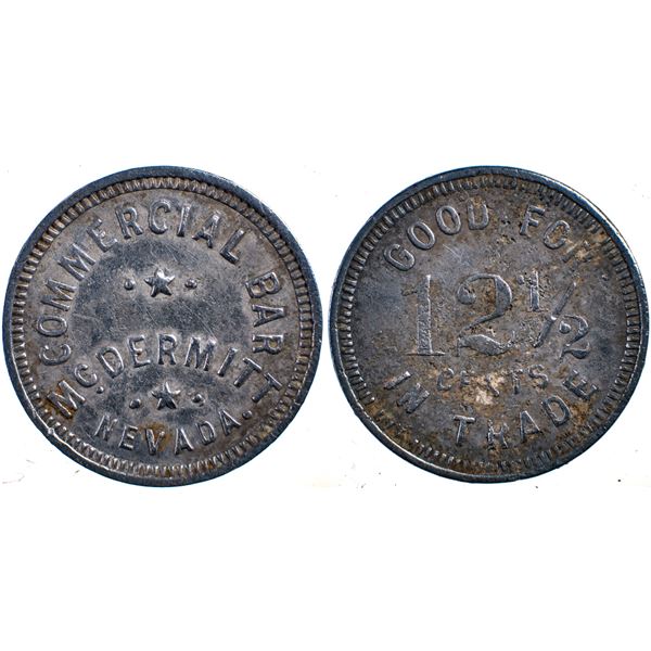 Commercial Bar, McDermitt, Nevada Trade Token