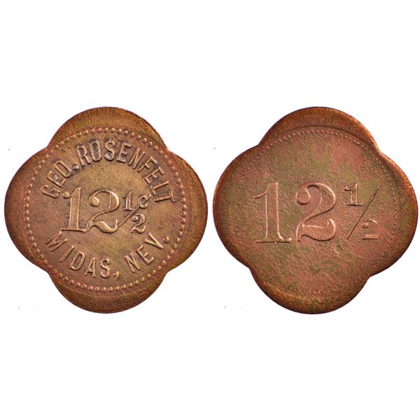 Geo. Rosenfelt, Midas, Nevada Trade Token