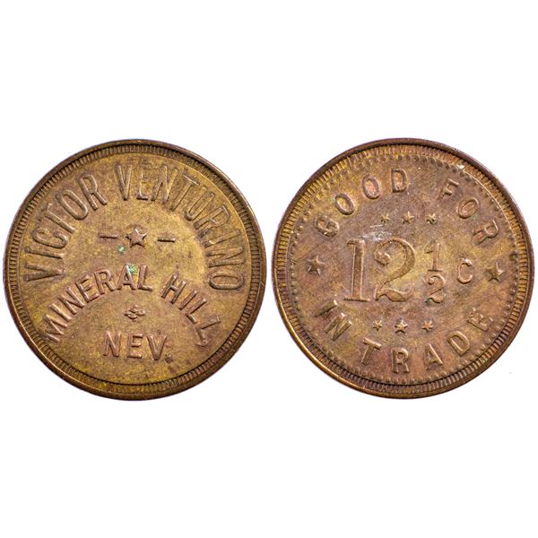 Victor Venturino, Mineral Hill, Nevada Trade Token