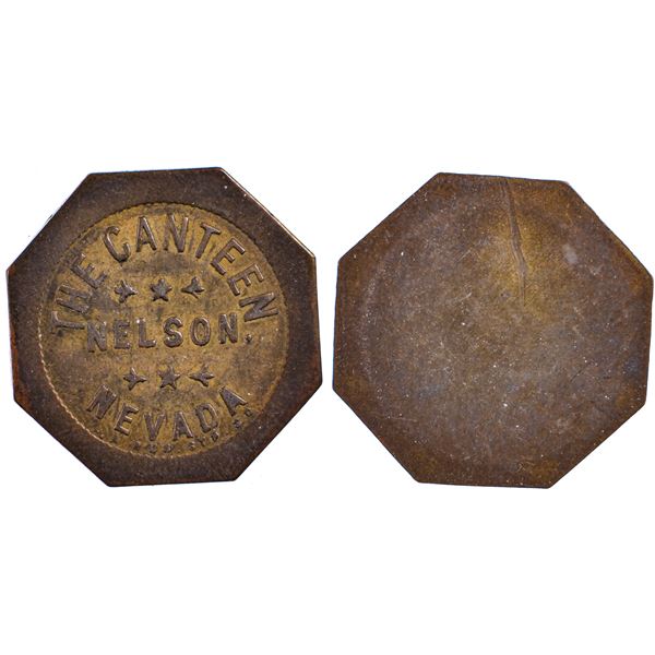 The Canteen, Nelson, Nevada Trade Token