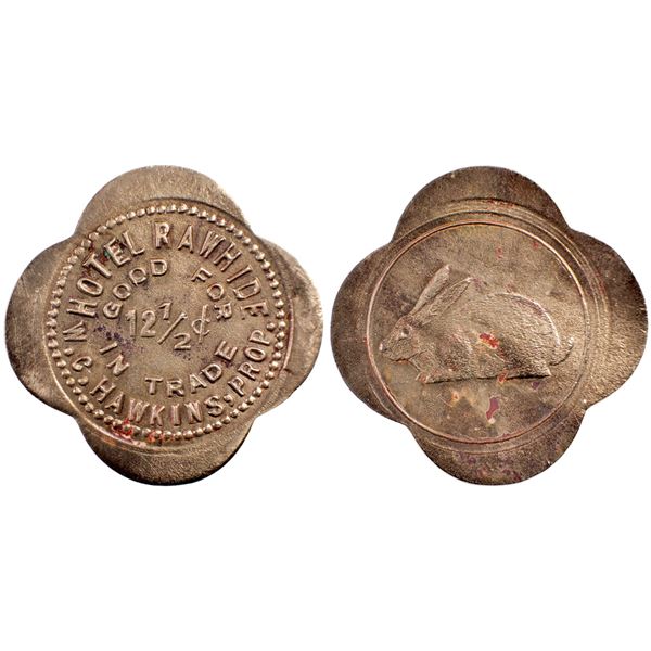 Hotel Rawhide, WC Hawkins, Rawhide, Nevada Trade Token