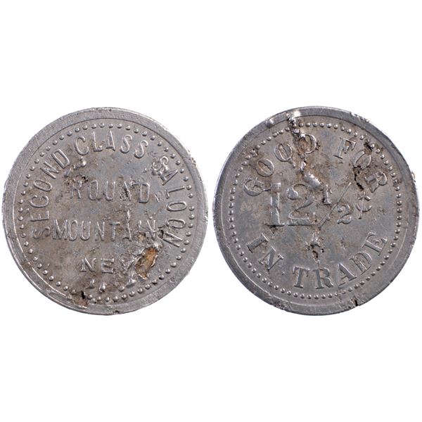 Second Class Saloon, Round Mountain, Nevada Trade Token