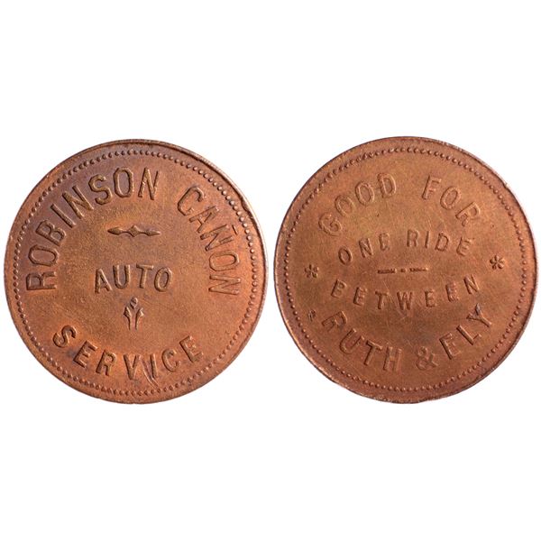 Robinson Canyon Auto Service, Ruth/Ely, Nevada Trade Token