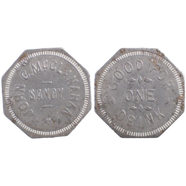 John C McClanahan, Sandy, Nevada Trade Token