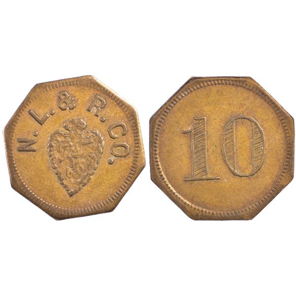 N L & R Co., Sloan, Nevada Trade Token