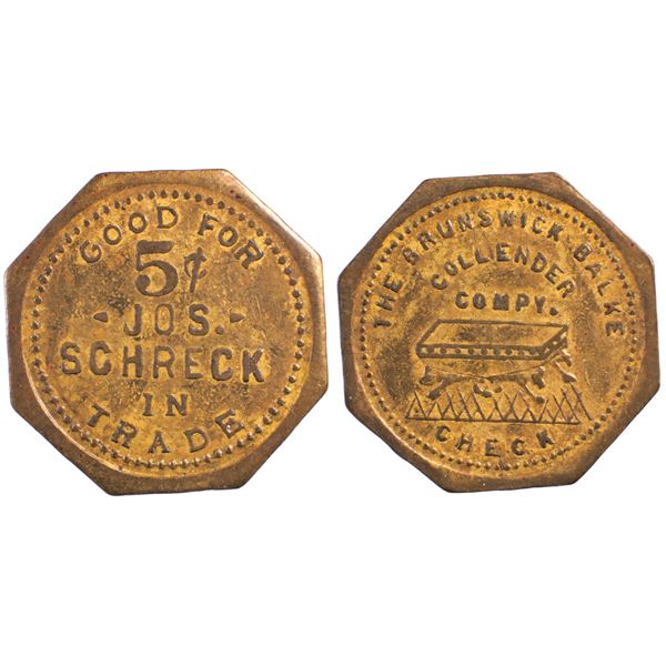 Joseph Schreck, Sweetwater, Nevada Trade Token