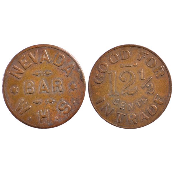 Nevada Bar, Wally's Hot Springs, Nevada Trade Token