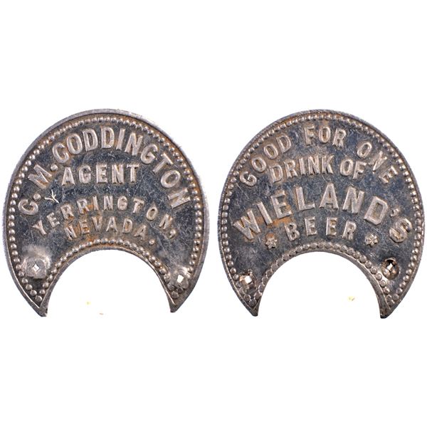 C.M. Coddington, Yerington, Nevada Trade Token
