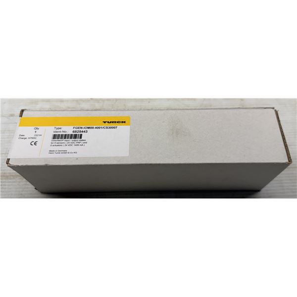 Turck #6825443 / FGEN-IOM88-4001-/CS30007 EtherNet/IP Input/Output Station for 8 Sensors