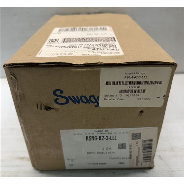 Swagelok #RSN6-02-3-VVV Control Valve