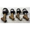 Image 2 : Lot of (4) Misc. burkert Flow Valves
