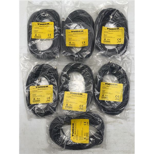 Lot of (7) Turck #PKG-4M-10-PSG 4M/S760/S771 / U-07719 Cables