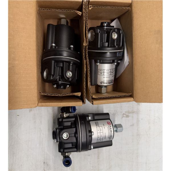(3) Fairchild #17134NNTR Vacuum Regulators