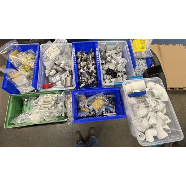 Lot of Misc. Fitting, Bolts, and Joint Link Items