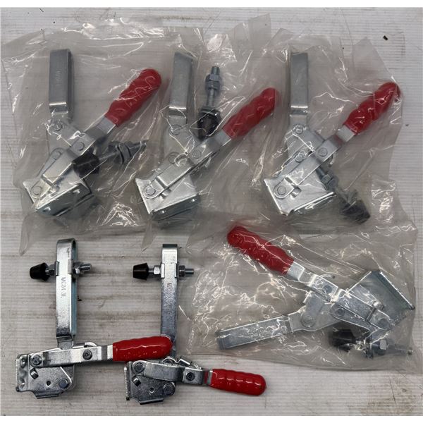 Lot of (6) Misc. Misumi Toggle Clamps