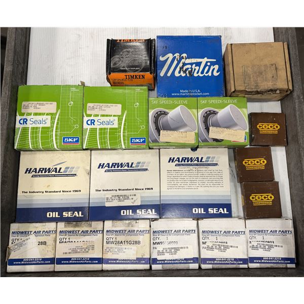 Lot of Misc. Coupling, Sprocket and Seal Items