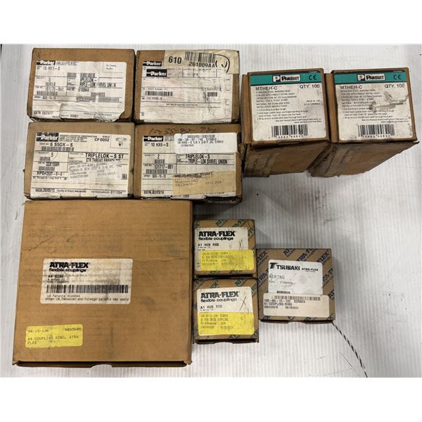 Lot of Misc. Parker, Panduit, and Atra-Flex Items