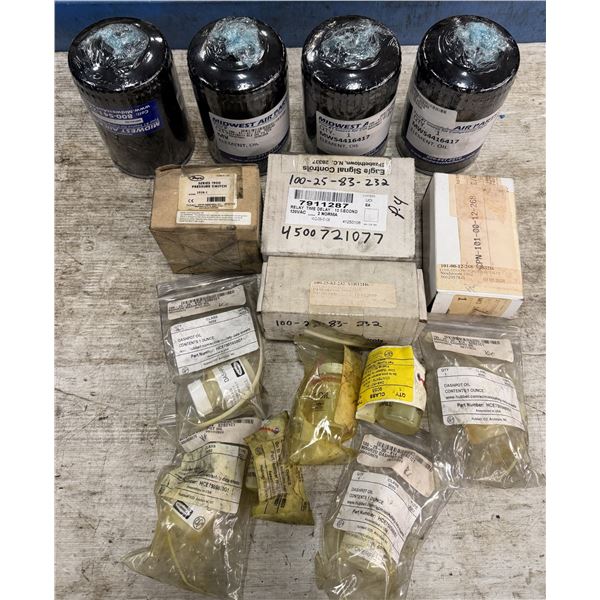 Lot of Misc. Midwest Air, Dwyer, Eagle Signal and Hubbell Items