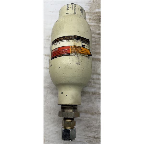 Wilkes and McLean #NN-R21MP-LL1-UANN10 21MPa (3000PSI) Gas CAP'Y 1L (1Quart)
