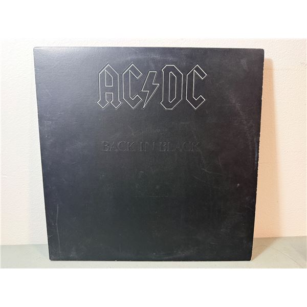 ACDC Back In Black Vinyl Record
