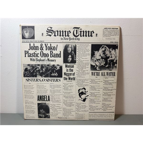 John & Yoko - Some Time In New York City Vinyl Record — image 11