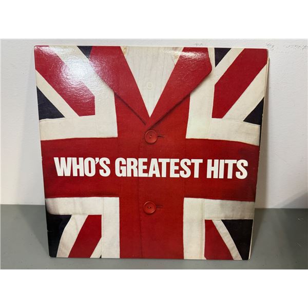 Who's Greatest Hits Vinyl Record