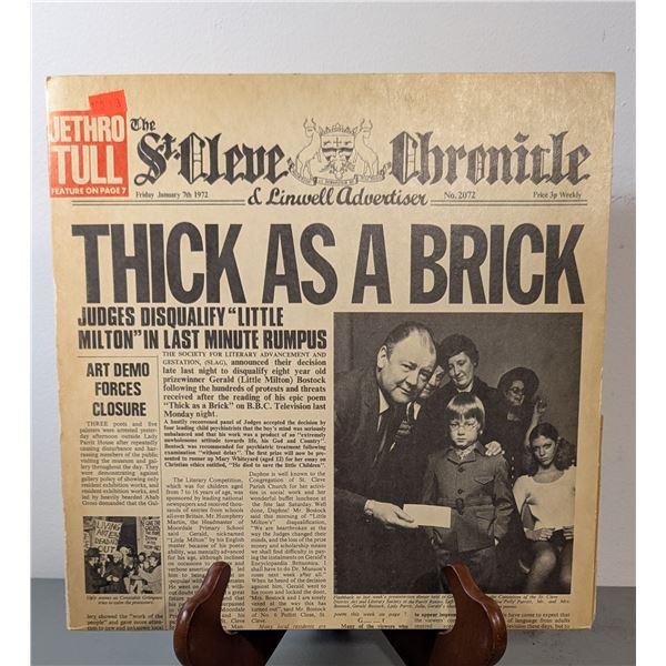 Jethro Tull - Thick As A Brick Vinyl Record