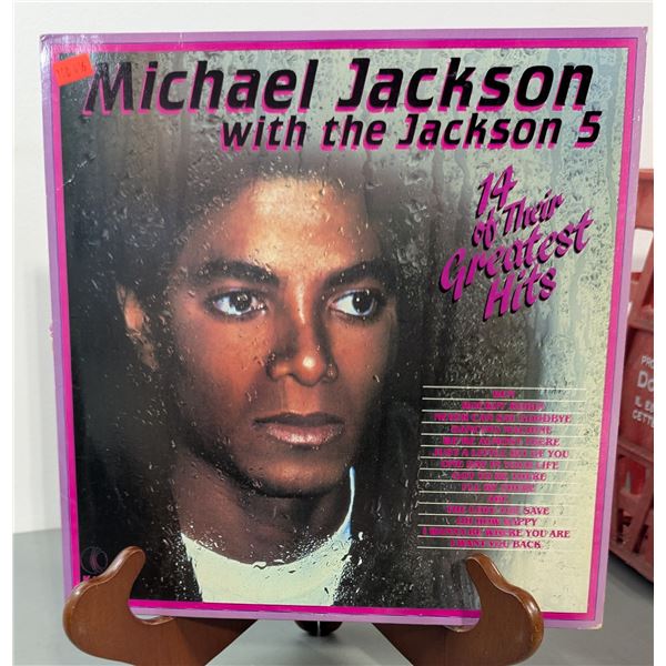 Michael Jackson with the Jackson 5 - 14 of Their Greatest Hits Vinyl Record