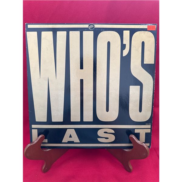 The Who - Who's Last Vinyl Record