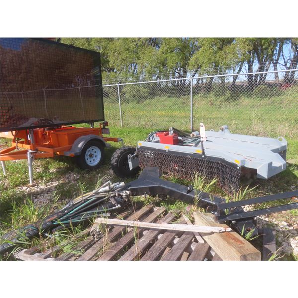 Capitol I Sloper/Gravel Reclaimer Grader Attachment