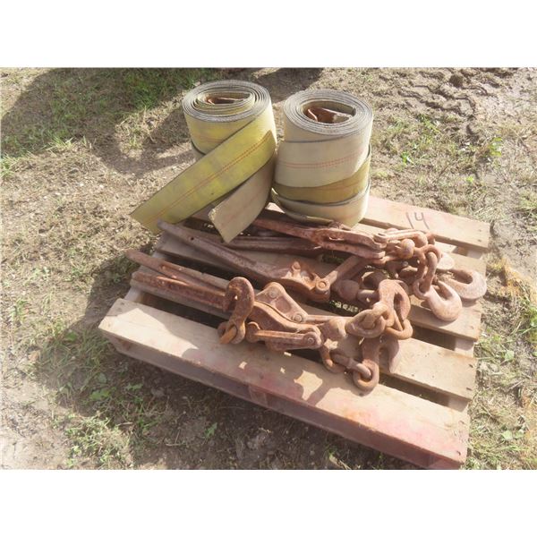 6 Load Binders and 6 Load Straps