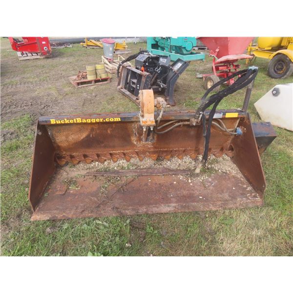 Bucket Bagger Skid Steer Attachment – Hydraulic Sandbag Maker