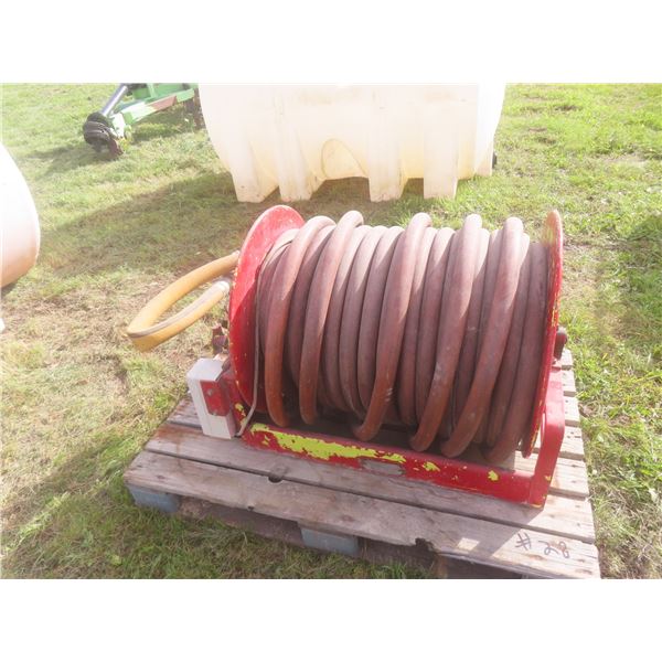 Nordic International 12V Retractable Hose Reel with Approx. 150' Rubber Hose