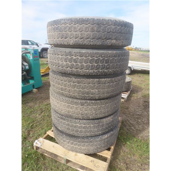 6 Triangle TR657 Tires 11R22.5