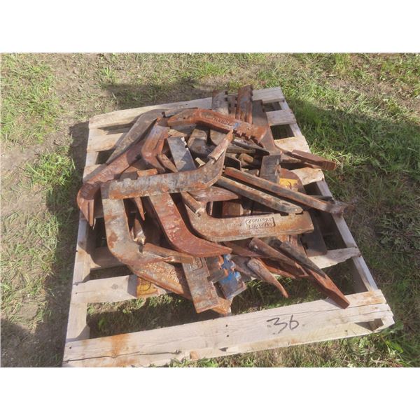 Pallet of Approx. 36 Grader Scarifier Teeth