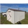 Image 2 : Sheet Metal Yard Shed 8' × 12' on Treated Skids