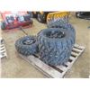Image 1 : 4 New Tires on Rims – 27 × 9.00R14 and 27 × 11R14