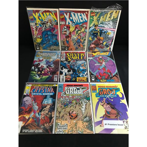 LOT OF 9 MIXED TITLE COMICS - VARIOUS PUBLISHERS