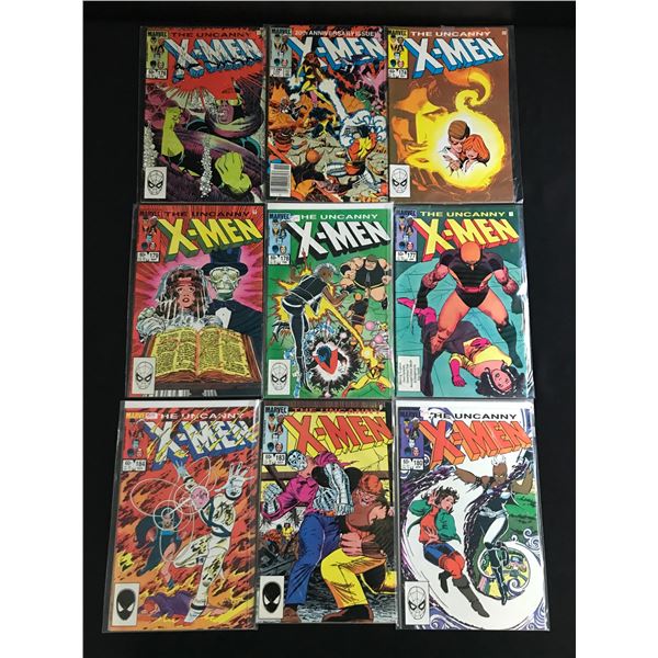 LOT OF 9 UNCANNY X-MEN COMICS - MARVEL COMICS