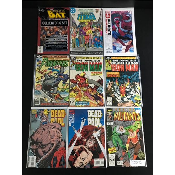 LOT OF 9 MIXED TITLE COMICS - VARIOUS PUBLISHERS